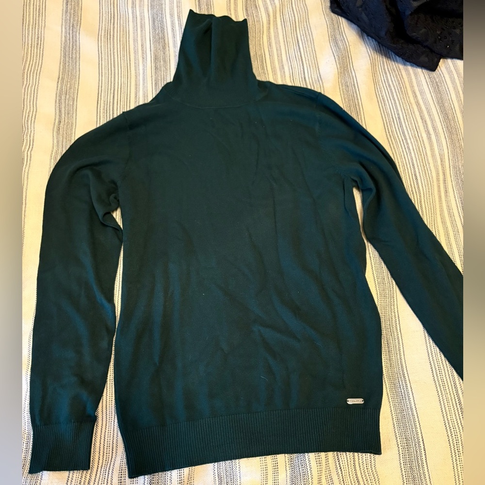 Dark Green CALVIN KLEIN long sleeved sweater